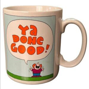 Ya Done Good! Vintage Hallmark Coffee Mug Tea Cup w/ Original Box